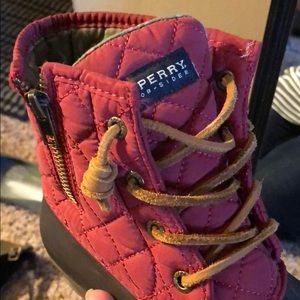 Sperry Boots quilted pattern